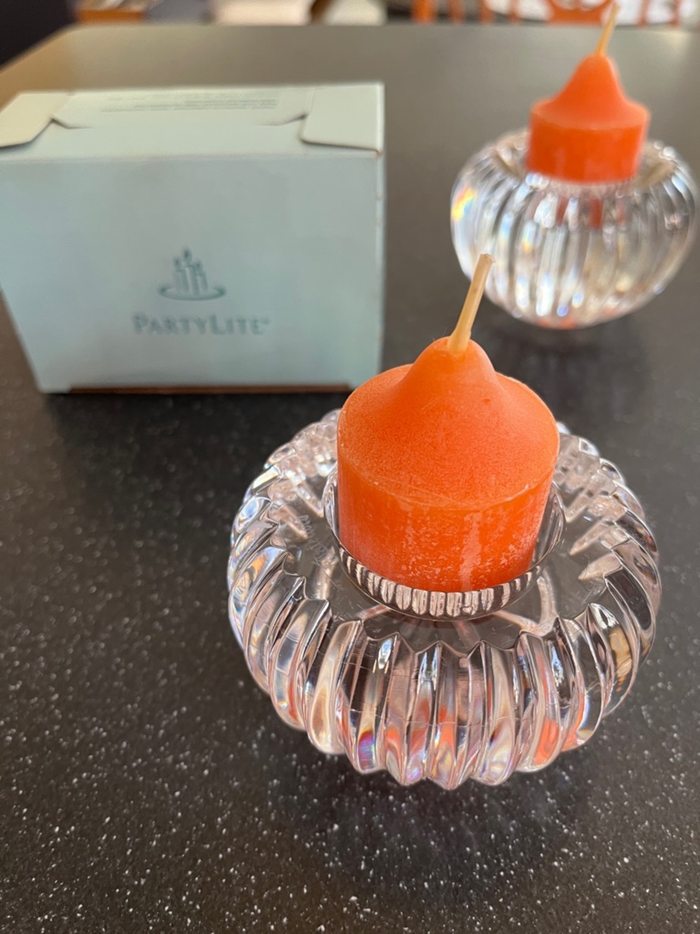 Vintage Waterford Crystal Candlesticks with 6 candles